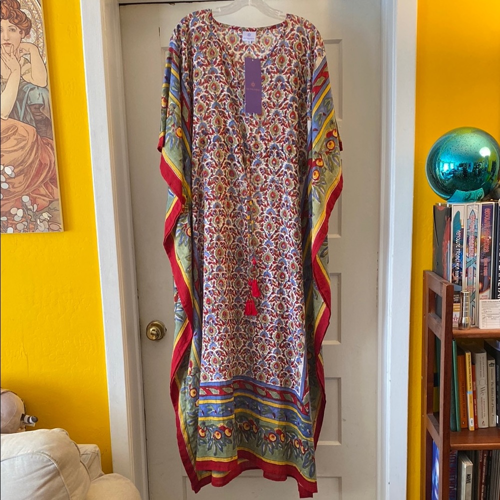 Colorful Patterned Kaftan